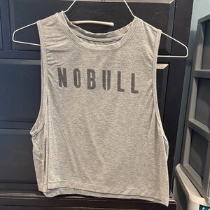 NOBULL Heather Gray Crop